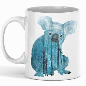 Koala Bear Double-Sided Ceramic Coffee Mug